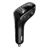 FM-трансмиттер Baseus Streamer F40 AUX wireless MP3 car charger черный                              