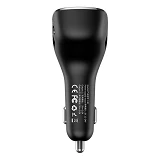 FM-трансмиттер Baseus Streamer F40 AUX wireless MP3 car charger черный                              