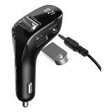 FM-трансмиттер Baseus Streamer F40 AUX wireless MP3 car charger черный                              