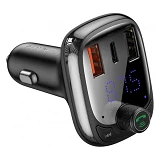 FM-трансмиттер Baseus T typed S-13 wireless MP3 car charger PPS Quick Charger-EU черный             
