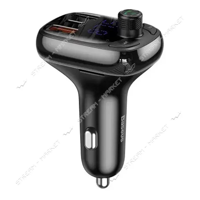 FM-трансмиттер Baseus T typed S-13 wireless MP3 car charger PPS Quick Charger-EU черный             