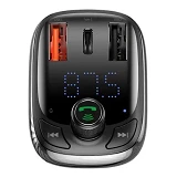 FM-трансмиттер Baseus T typed S-13 wireless MP3 car charger PPS Quick Charger-EU черный             