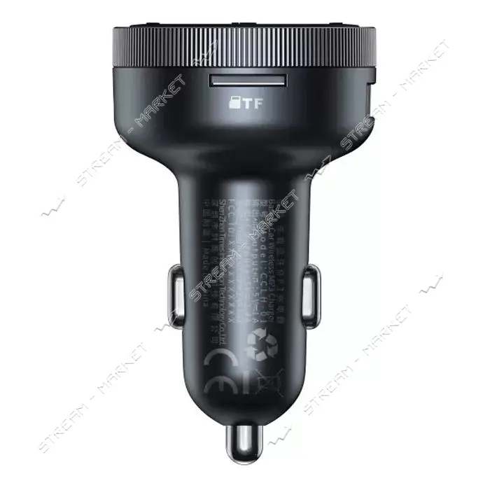 FM-трансмиттер Baseus Enjoy Car Wireless MP3 Charger Wireless 5.0 плюс 5V/3.4A черный               