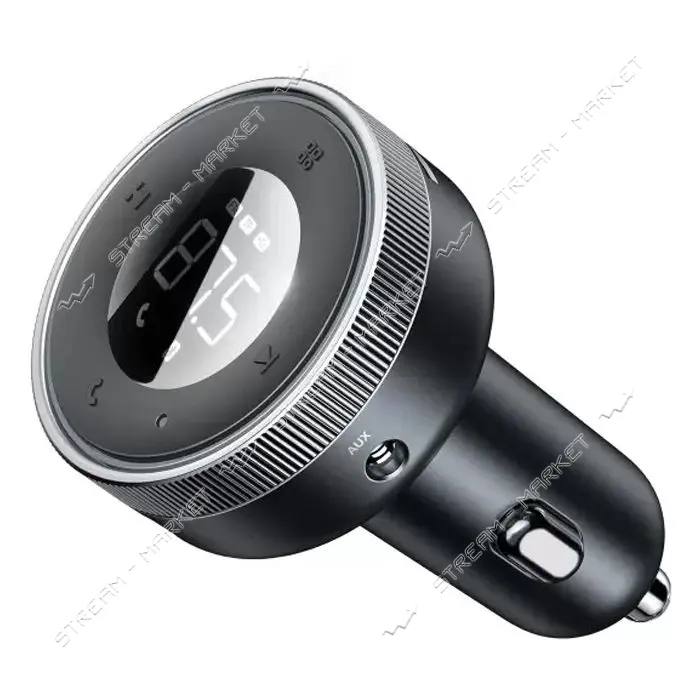 FM-трансмиттер Baseus Enjoy Car Wireless MP3 Charger Wireless 5.0 плюс 5V/3.4A черный               