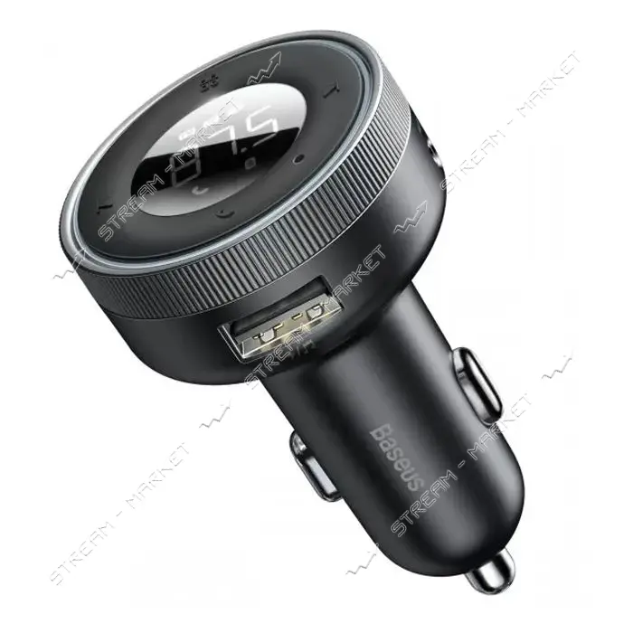 FM-трансмиттер Baseus Enjoy Car Wireless MP3 Charger Wireless 5.0 плюс 5V/3.4A черный               