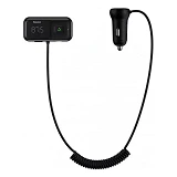 FM-трансмиттер Baseus T typed S-16 wireless MP3 car charger черный