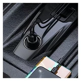 FM-трансмиттер Baseus T typed S-16 wireless MP3 car charger черный