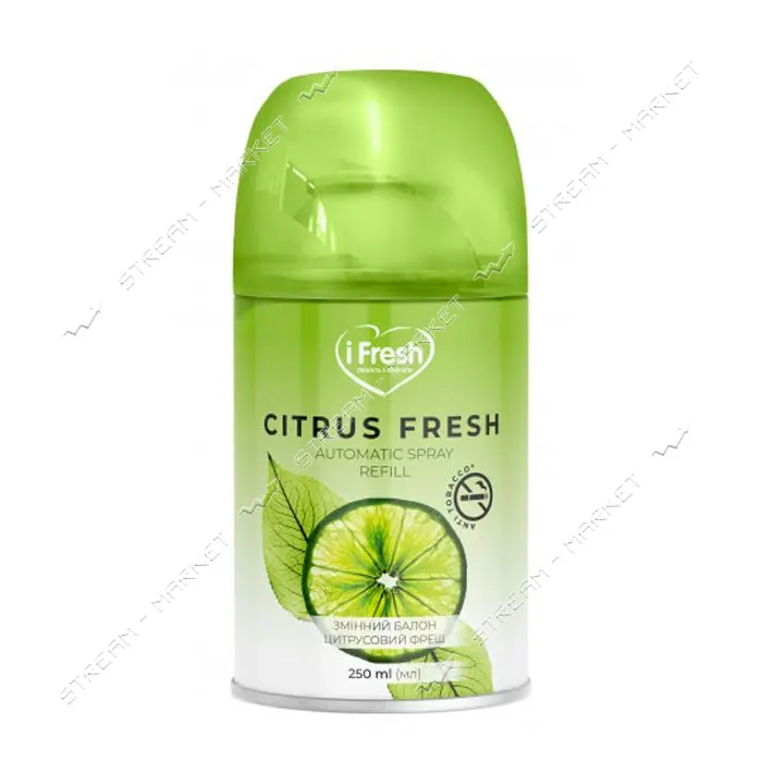 Освежитель воздуха iFRESH Цитрусовый фреш сменный баллон 250мл                                      