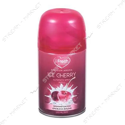 Освежитель воздуха iFRESH Premium Aroma Ice Cherry сменный баллон 250мл