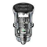 Автомобильное зарядное устройство Usams CC162 C31 15W 2USB черное