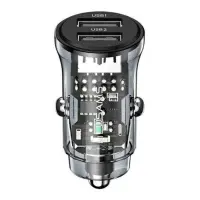 Автомобильное зарядное устройство Usams CC162 C31 15W 2USB черное