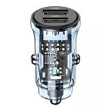 Автомобильное зарядное устройство Usams CC162 C31 15W 2USB синее