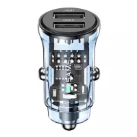 Автомобильное зарядное устройство Usams CC162 C31 15W 2USB синее                                    