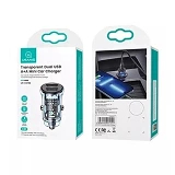 Автомобильное зарядное устройство Usams CC162 C31 15W 2USB синее