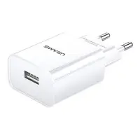 Сетевое зарядное устройство Usams CC075 T18 2.4A 1USB белое                                         