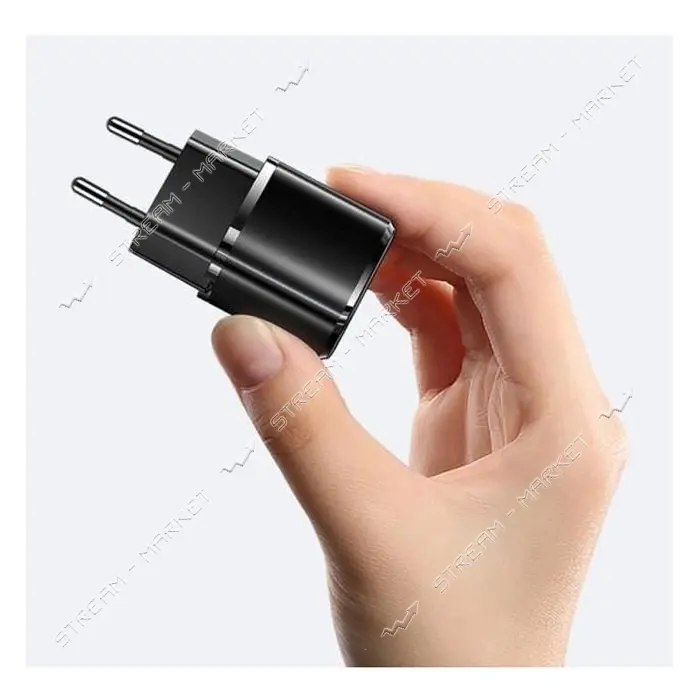 Сетевое зарядное устройство Usams CC121 T35 20W USB Type-C черное