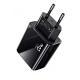 Сетевое зарядное устройство Usams CC133 T40 20W USB Type-A плюс USB Type-C черное