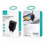 Сетевое зарядное устройство Usams CC133 T40 20W USB Type-A плюс USB Type-C черное