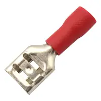 Наконечник плоский с част изол авто FDD1.25-250 0.5-1.5мм.кв/6.3 мама 100шт 500525                  