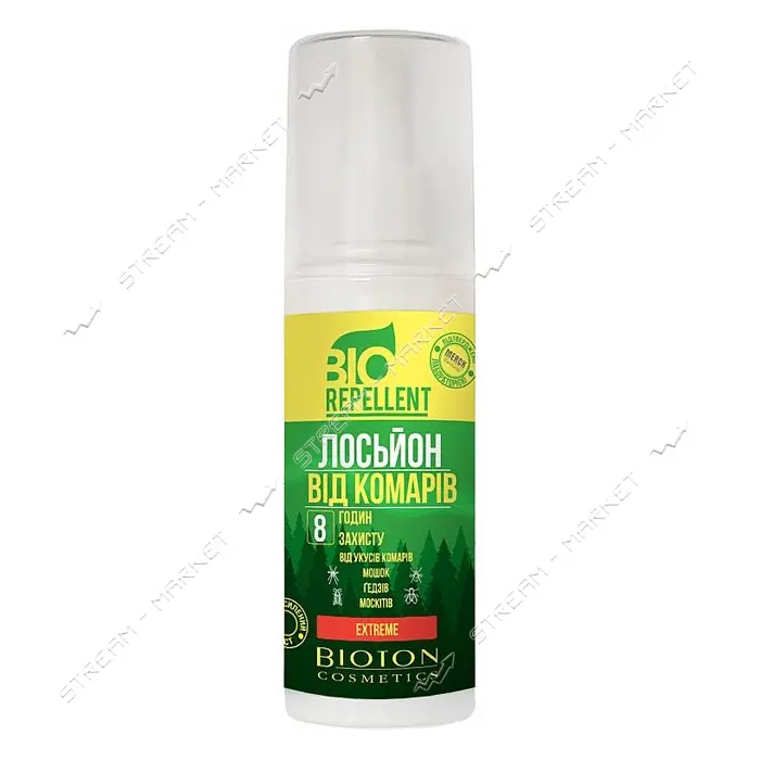 Лосьон экстрим от комаров Bioton BioRepellent 8 часов защиты 100мл