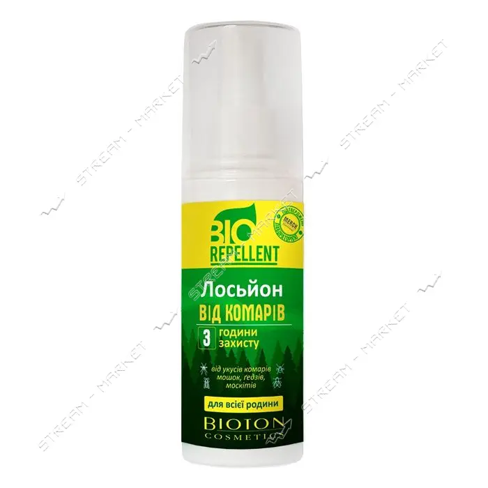 Лосьон-спрей Bioton Biorepellent от комаров 3 часа защиты 100мл                                     