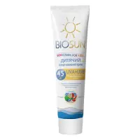 Солнцезащитный детский крем Bioton BioSun SPF 45 120мл                                              