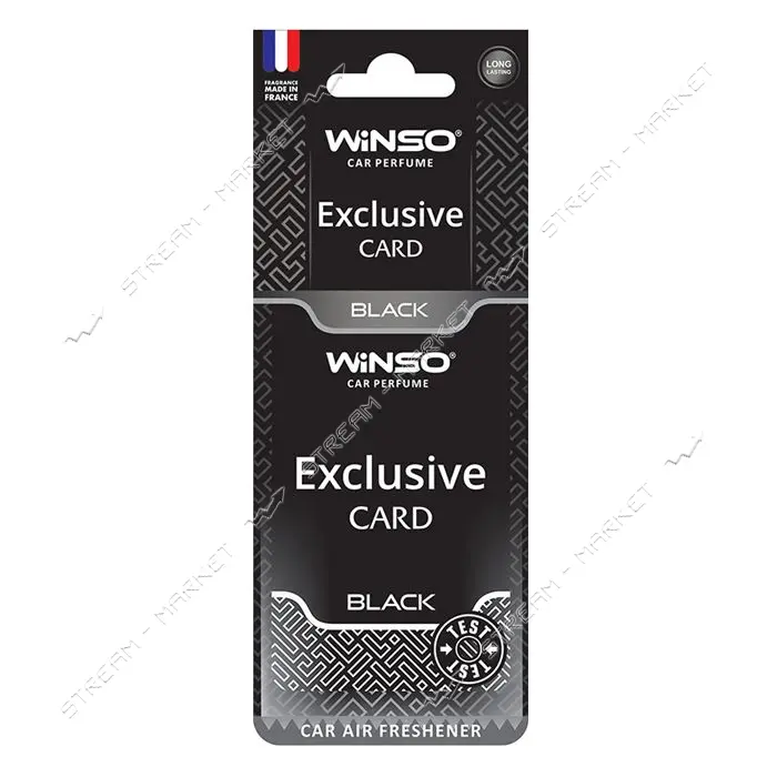 Ароматизатор целлюлозный Winso Card Exclusive Black 6г