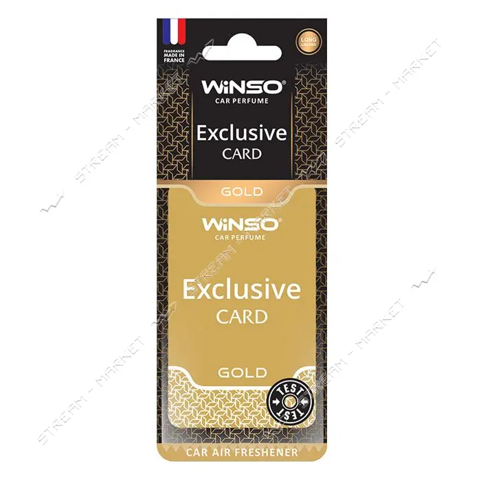 Ароматизатор целлюлозный Winso Card Exclusive Gold 6г