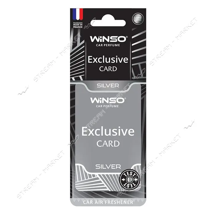 Ароматизатор целлюлозный Winso Card Exclusive Silver 6г                                             