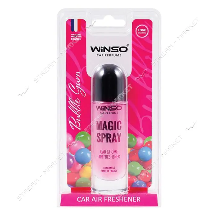 Ароматизатор Winso Magic Spray Bubble Gum спрей 30мл                                                