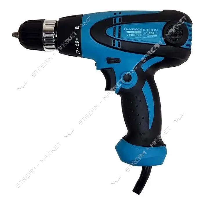 Сетевой шуруповерт Kraissmann 320 EBS 10 320Вт