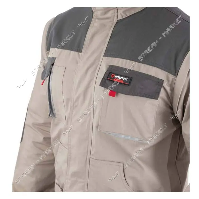Куртка рабочая Intertool SP-3035 2в1 XXL 100% хлопок 180г/м2