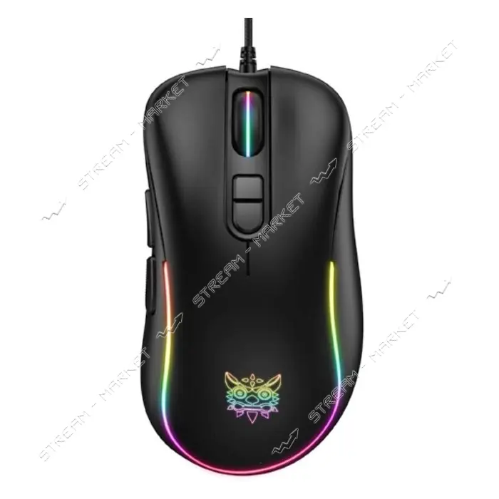 Компьютерная проводная мышь Onikuma CW907 черная