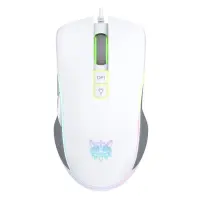 Компьютерная проводная мышь Onikuma CW908 белая                                                     