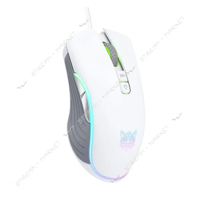 Компьютерная проводная мышь Onikuma CW908 белая                                                     