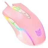 Компьютерная игровая мышь Onikuma CW905 розовая                                                     