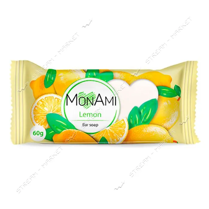 Мыло туалетное Mon Ami Лимон 60г                                                                    
