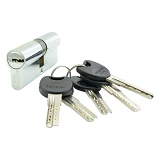 Секрет латунный CordonTech BM-80-СR 40/40 лазерный ключ/ключ хром                                   