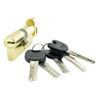 Секрет латунный CordonTech BM-80-С-G 40/40 лазерный поворот/ключ золото                             