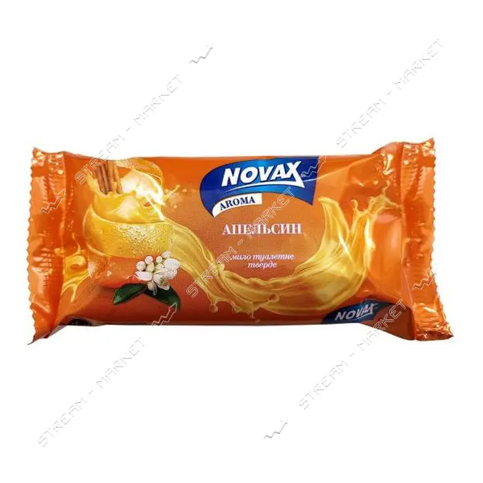 Мыло туалетное Novax Aroma апельсин 140г                                                            