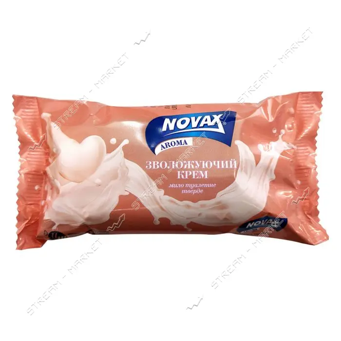 Мыло туалетное Novax Aroma увлажняющий крем 140г