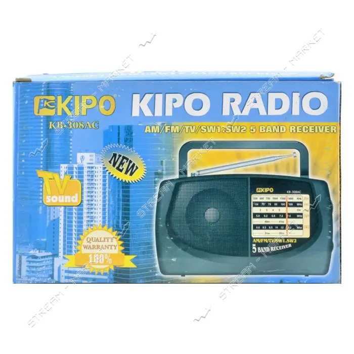 Радиоприемник Kipo RADIO KB-308 AC                                                                  