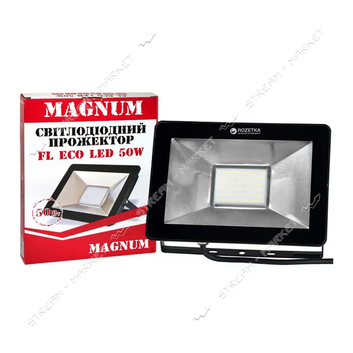 Прожектор Magnum LED ECO 50 W IP65 6500 К slim                                                      