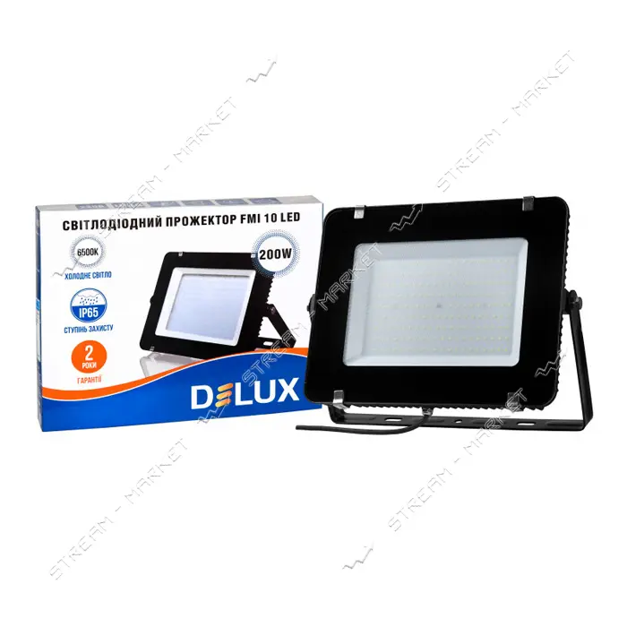 Прожектор Delux LED 200 W IP65 6500 К                                                               
