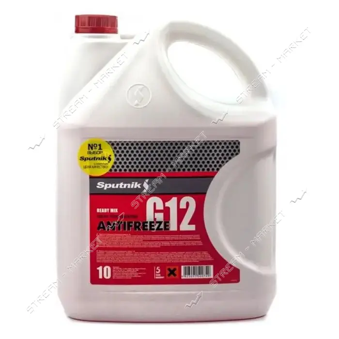 Антифриз Sputnik -40 G12 10кг красный