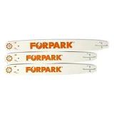 Шина для бензопилы ForPark 45см 18" 72 звена шаг 325 1.5мм 4 заклепки