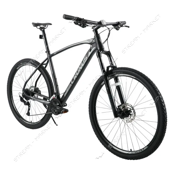 Велосипед Cronus Fantom 27.5" алюминиевая рама 19.5" black/lightgreen                               