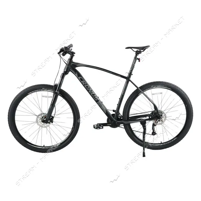 Велосипед Cronus Fantom 27.5" алюминиевая рама 19.5" black/lightgreen                               