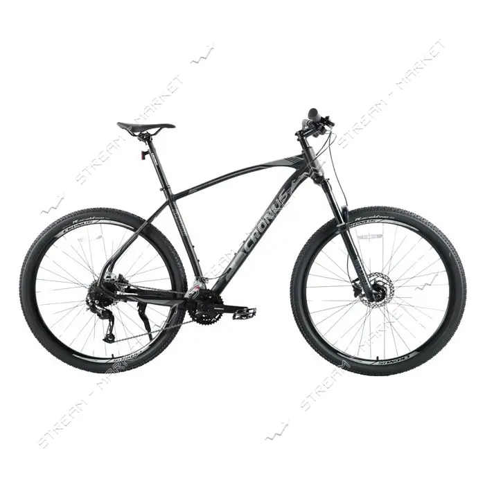 Велосипед Cronus Fantom 27.5" алюминиевая рама 19.5" black/lightgreen                               