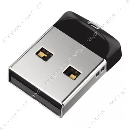 Флешка SanDisk Cruzer Fit 16GB USB 2.0 черная